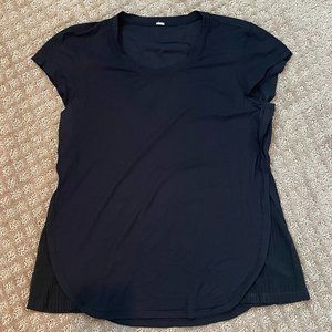 Black lululemon Shirt with Pleats
